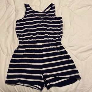 Striped romper